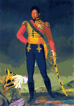 Image 15Radama I, the first monarch of the kingdom unified central Madagascar. (from History of Madagascar)