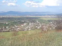 A view of Radziechowy from Matyska hill