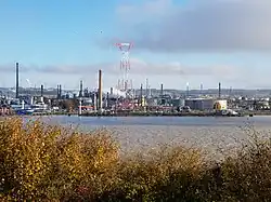 Port-Jérôme-Gravenchon Refinery on the bank of the Seine