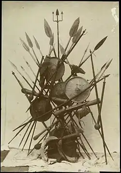 Traditional tribal shields from Somalia, 19th century.