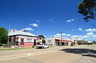 View of Railway Terrace, 2013.