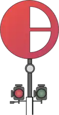 Revolving disc signal (1840)