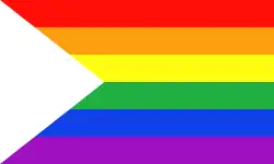 Sapporo, Japan, Rainbow with white chevron