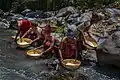 Ritual of Bisoq Beras (washing rice)