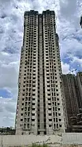 A building under construction.