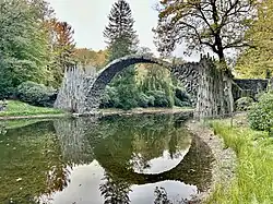 Rakotzbrücke and Rakotzsee