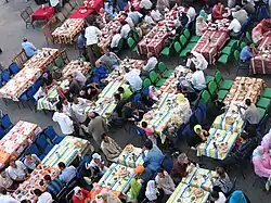 Iftar meal on Ramadan