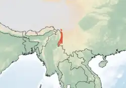 Map of range