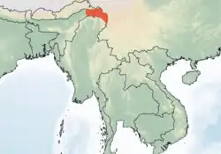 Map of range
