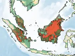 Map of range