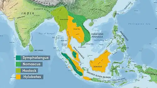 Map of range