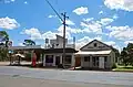 Post office and petrol station