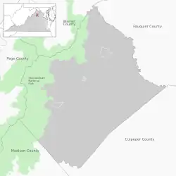 Castleton is located in Rappahannock County, Virginia