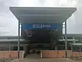 Main entrance of the Rasa station.