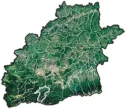 Location in Sibiu County