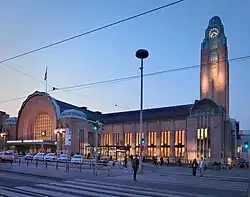 Image 16Helsinki Central Station, 1919 (Eliel Saarinen) (from Traditionalist School (architecture))