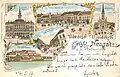 Postcard of Novi Sad, 1897