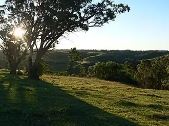 Hills of the Razorback Range located in between Camden and Picton