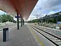 View of Platform 2 and Platform 3 in July 2025