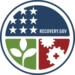 Logo for recovery.gov, 2009