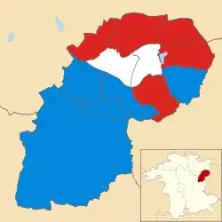 2011 results map