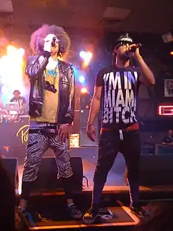 LMFAO performing in Fort Wayne, Indiana in 2009