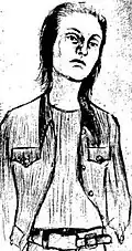 Original police sketch of Jane Doe 59, released to the media shortly after her discovery[13]