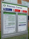 Signage at Reeves Corner