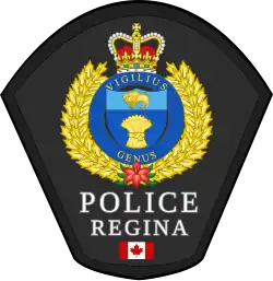 Patch (i.e. shoulder flash) of the Regina Police Service