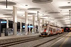RegioPanter EMU on the S4 line at Praha-Bubny