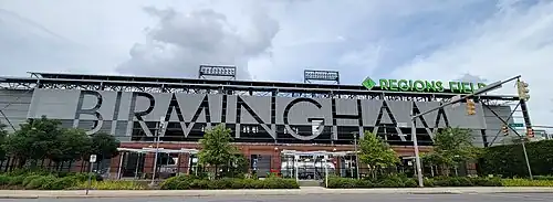 Regions Field is the home of the Birmingham Barons baseball team.