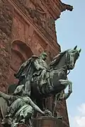 Equestrian statue of Kaiser Wilhelm I by Emil Hundrieser, Kyffhäuser Monument].