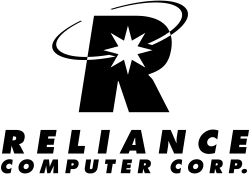 Logo of the company doing business as Reliance Computer Corporation