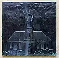 Luisenstädtische Kirche (1845), memorial plaque at the site