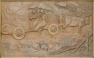 Relief Friedrich Rico Moroder 1917