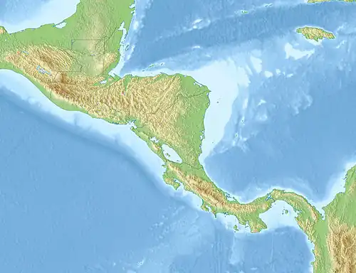 Managua is located in Central America