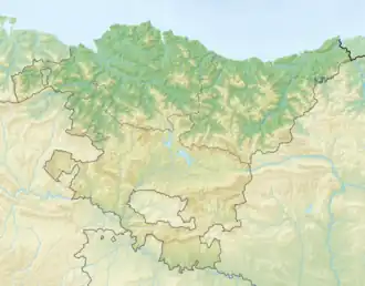 Praileaitz Cave is located in the Basque Country