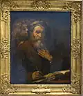 Saint Matthew by Rembrandt (1661)