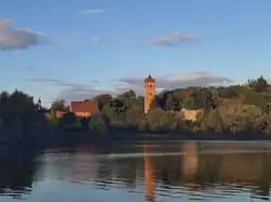 Renice as seen from the other side of the lake
