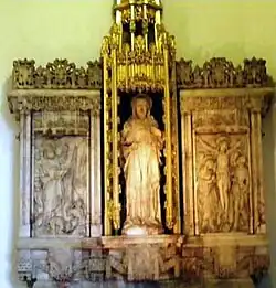 Reredos in the Chapel of the Sacred Heart.