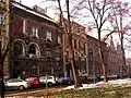 Some of Talowski's houses at Retoryka street, Kraków. From the left - numbers 9th-1st