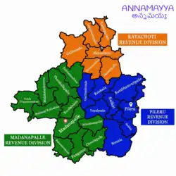 Rayachoti revenue division in Annamayya district