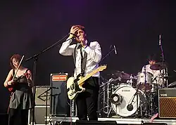 Revere onstage at Wychwood Festival, 2011