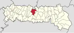 Location in Ialomița County