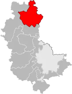 Location of Belleville-en-Beaujolais