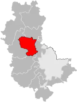 Location of Val d'Oingt