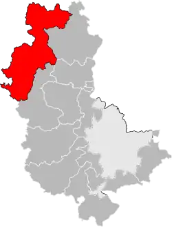 Location of Thizy-les-Bourgs