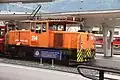 RhB Ge 3/3 214 in Samedan