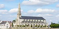 The church in Riantec