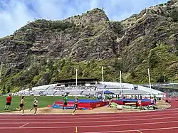 800 m woman on Centro Desportivo da Madeira in Ribeira Brava